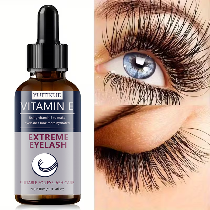 Caffeine Eye Serum - YUITIKUE Vitamin E Eyelash Serum Glow