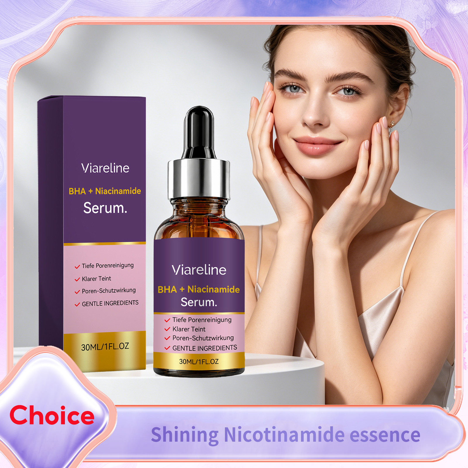 Niacinamide Brightening Serum - Salicylic Acid Niacinamide Serum Brightening Glowing