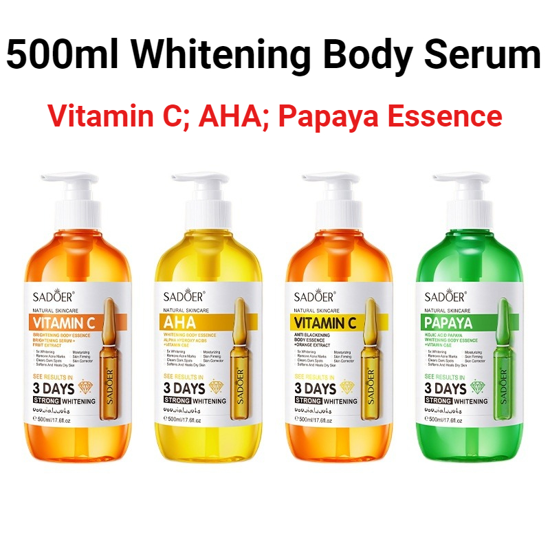 SADOER AHA Whitening Body Esse - Niacinamide Brightening Serum 评论和价格