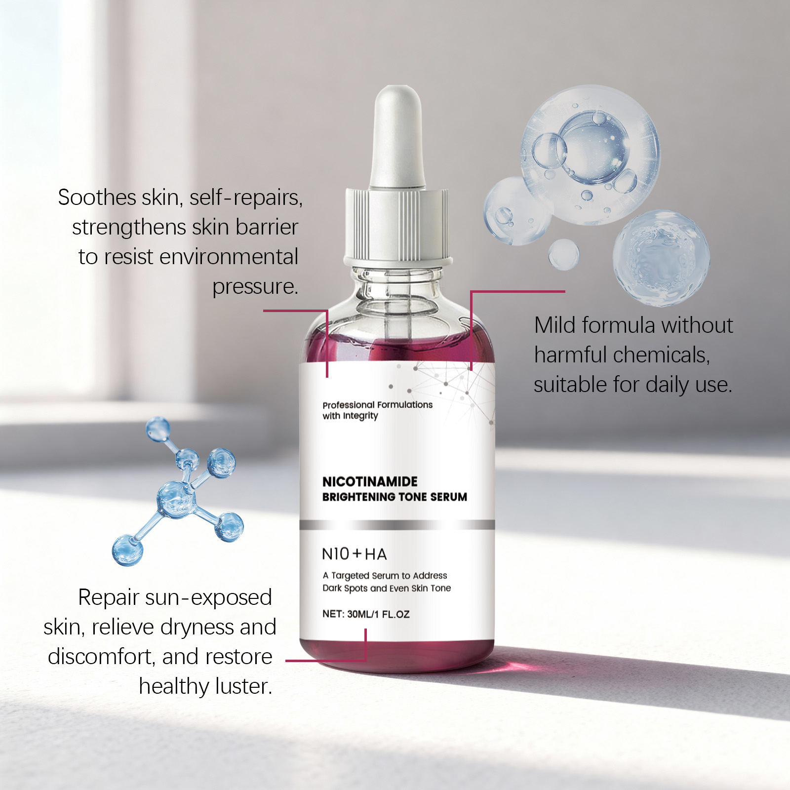 Niacinamide Facial Serum Brigh - Niacinamide Brightening Serum 评论和价格