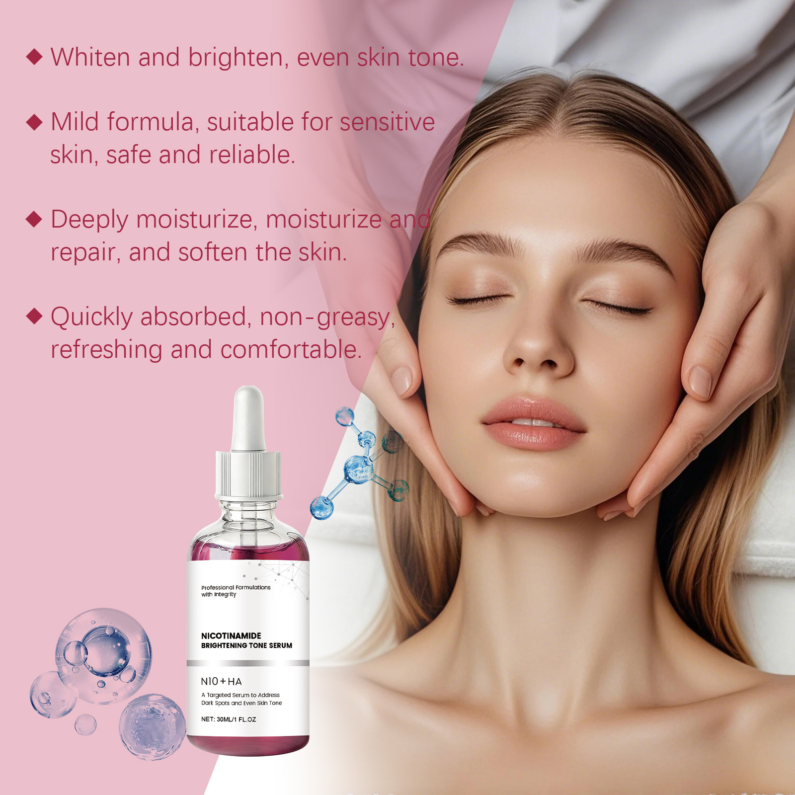 Niacinamide Facial Serum Brigh - Niacinamide Brightening Serum 评论和价格