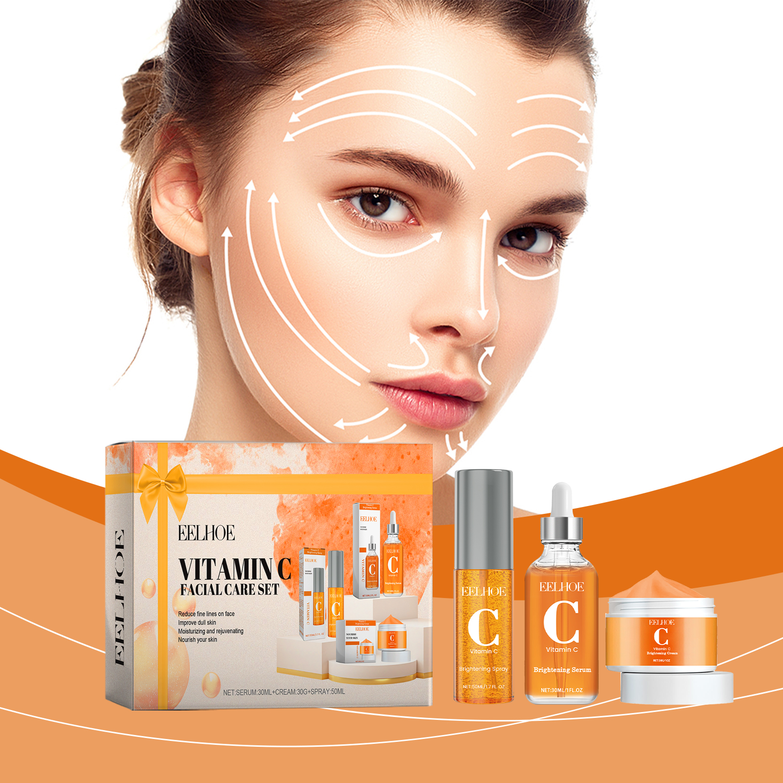 Vitamin C Facial Care Set Enha - Skincare Vitamin C 评论和价格