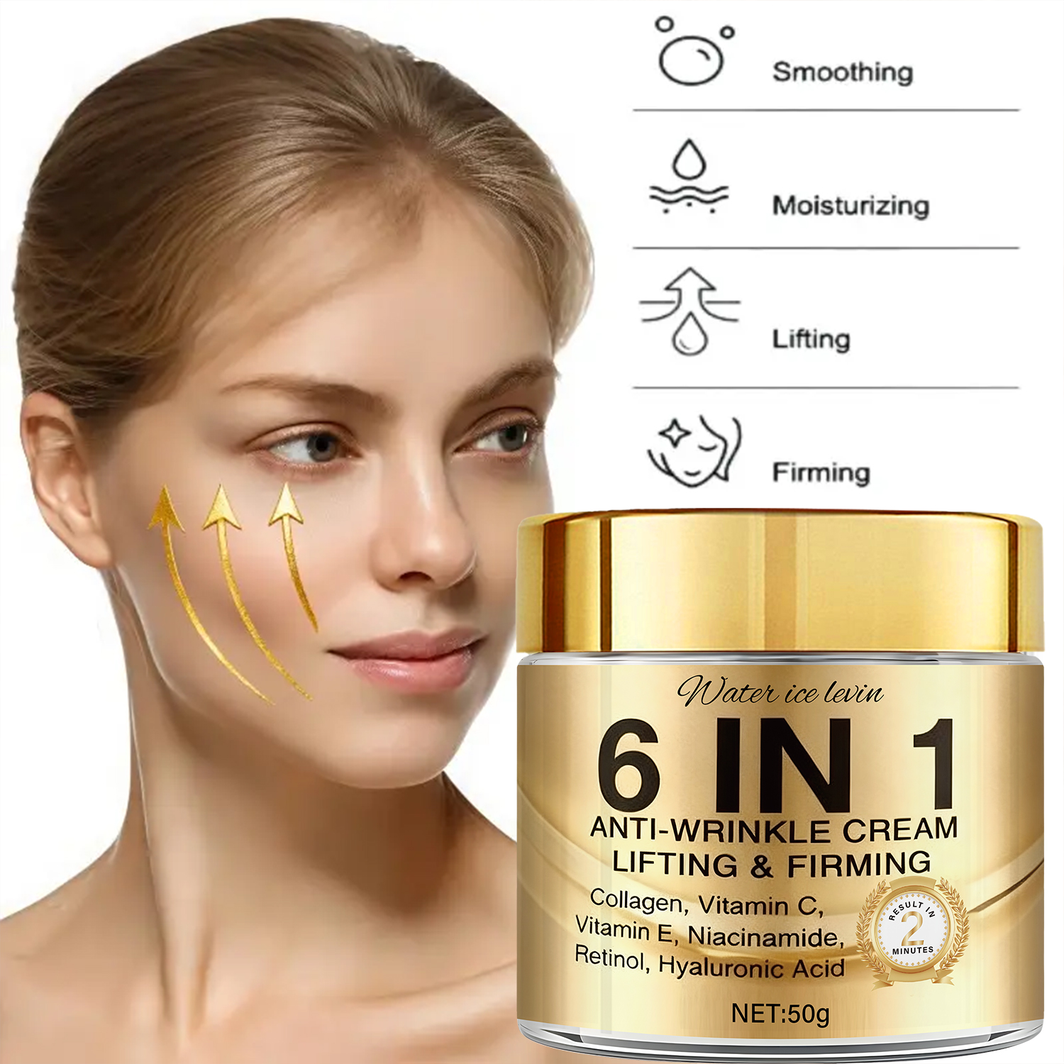 6-In-1 Anti-Wrinkle Cream. Lif - Skincare Vitamin C 评论和价格