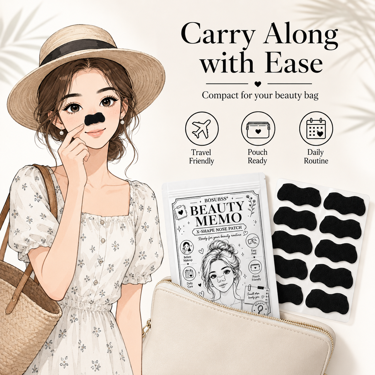 20/30Pcs Charcoal Nose Care St - Skincare Routine 评论和价格