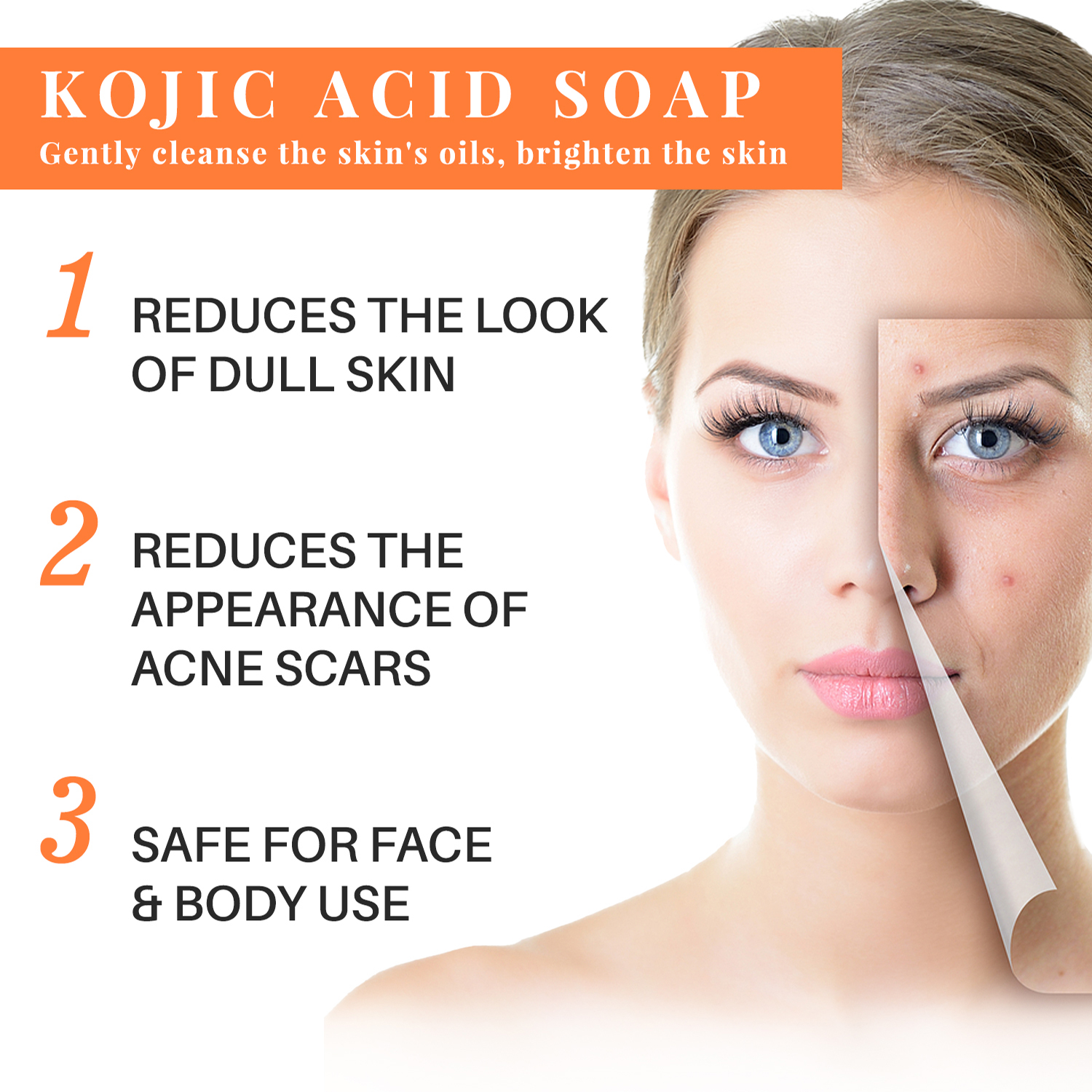 Kojic Acid Glow Soap Facial De - Skincare X2 评论和价格