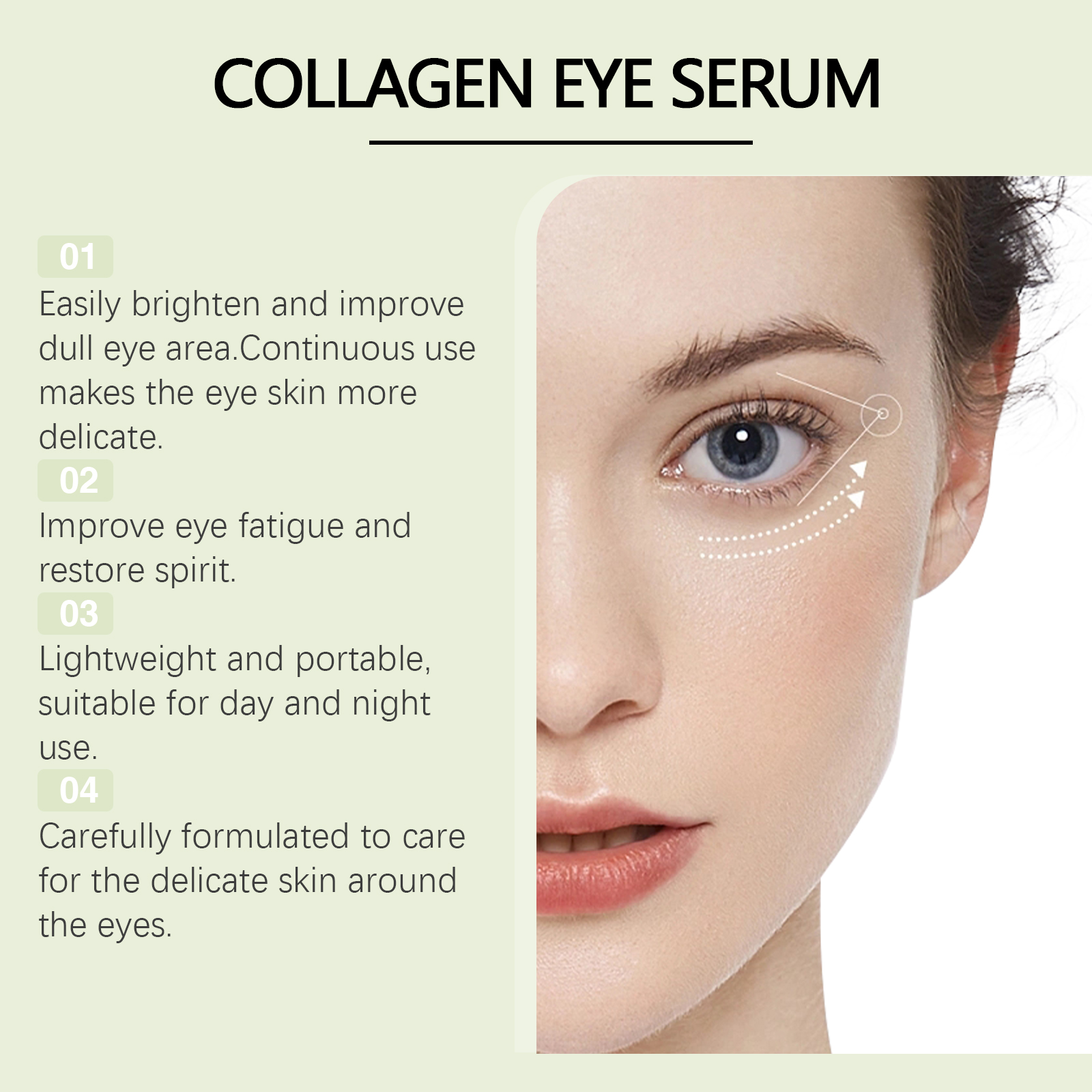 Collagen Eye Serum Cream Anti  - Caffeine Eye Serum 评论和价格