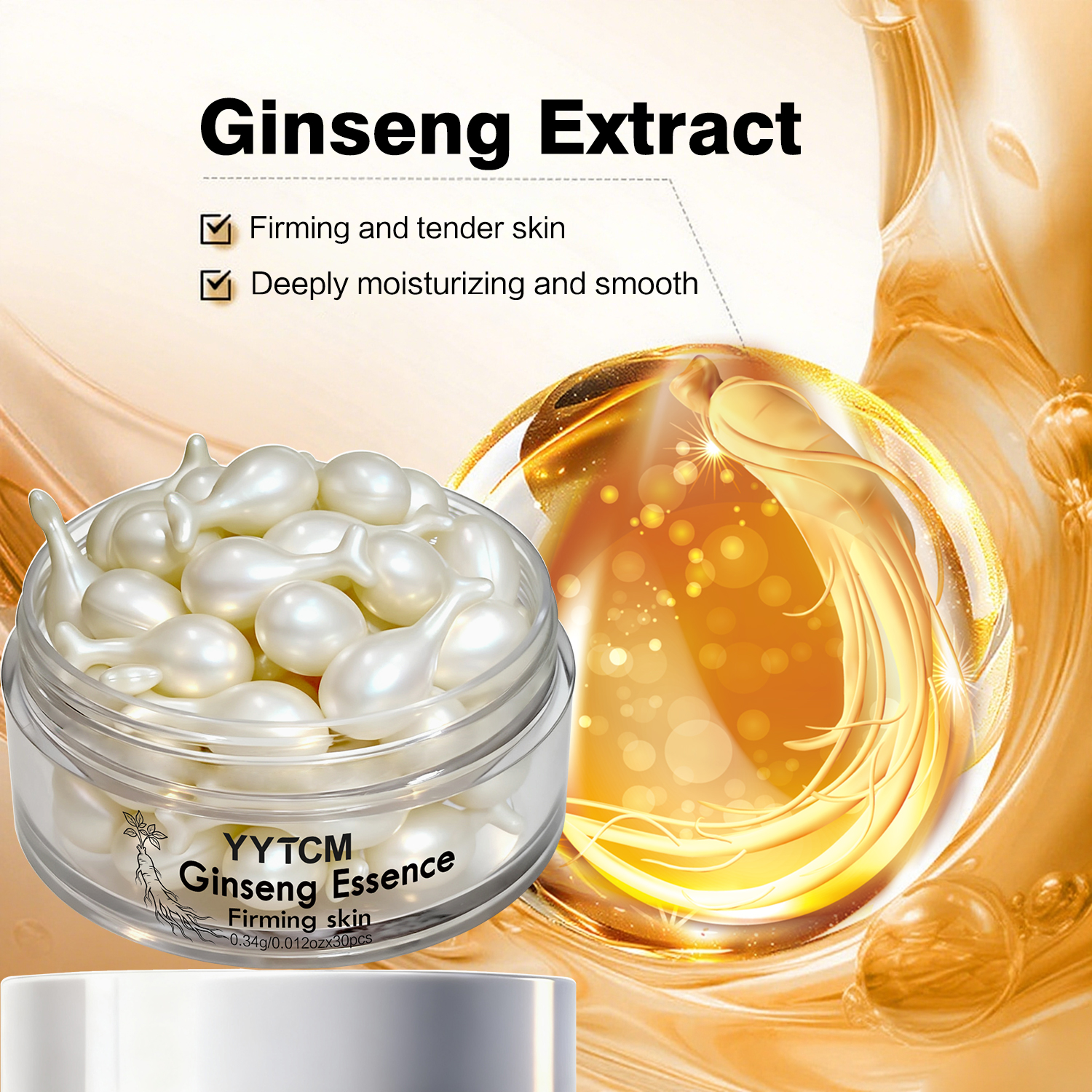 Ginseng Essence Capsules, Mois - Niacinamide Brightening Serum 评论和价格