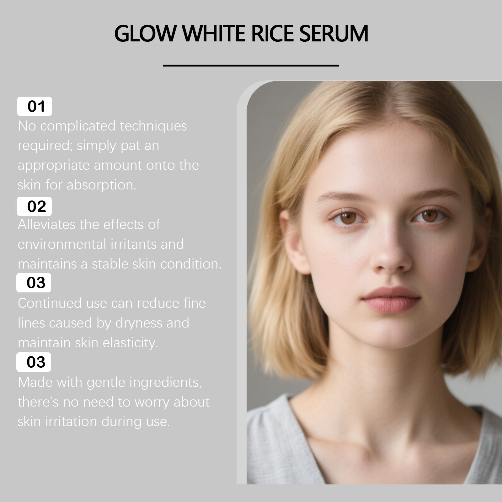 Glow Brightening Rice Essence  - Niacinamide Brightening Serum 评论和价格