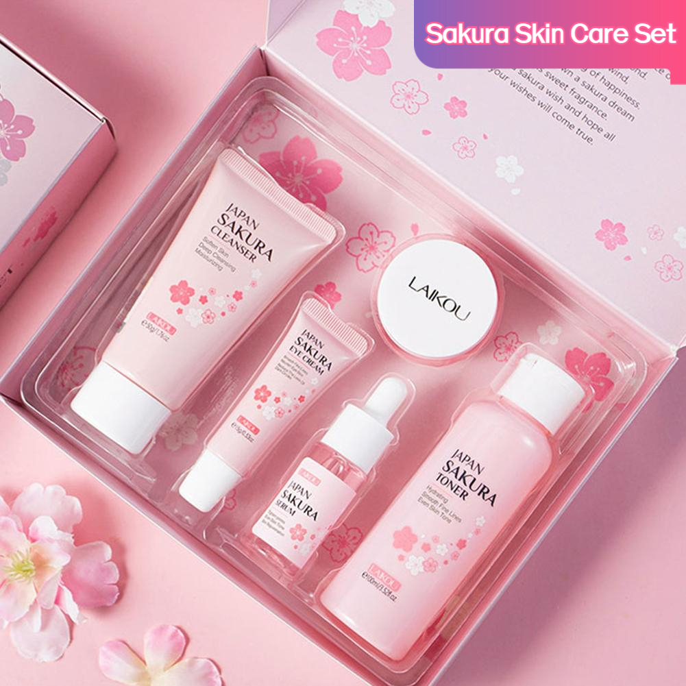 5/3pcs/Set Sakura Skin Care Se - Skincare Vitamin C 评论和价格