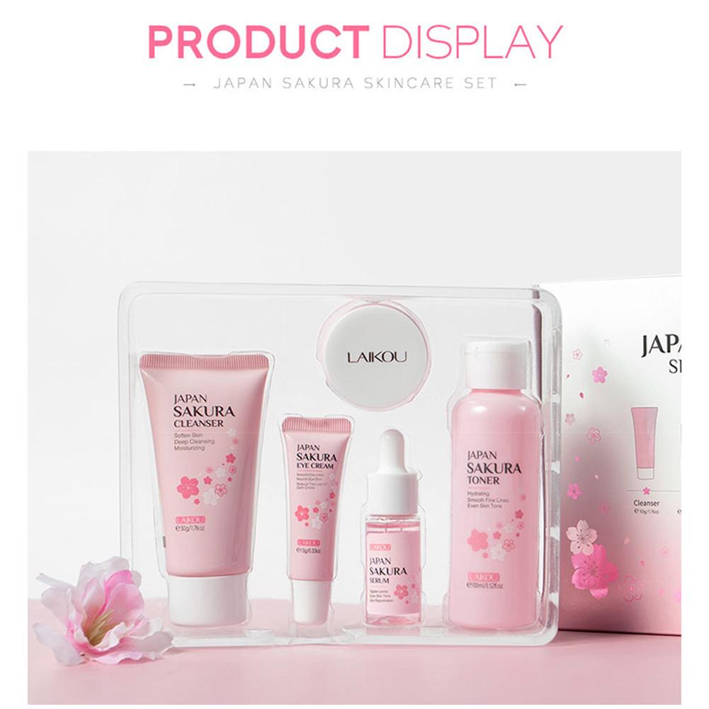 5/3pcs/Set Sakura Skin Care Se - Skincare Vitamin C 评论和价格