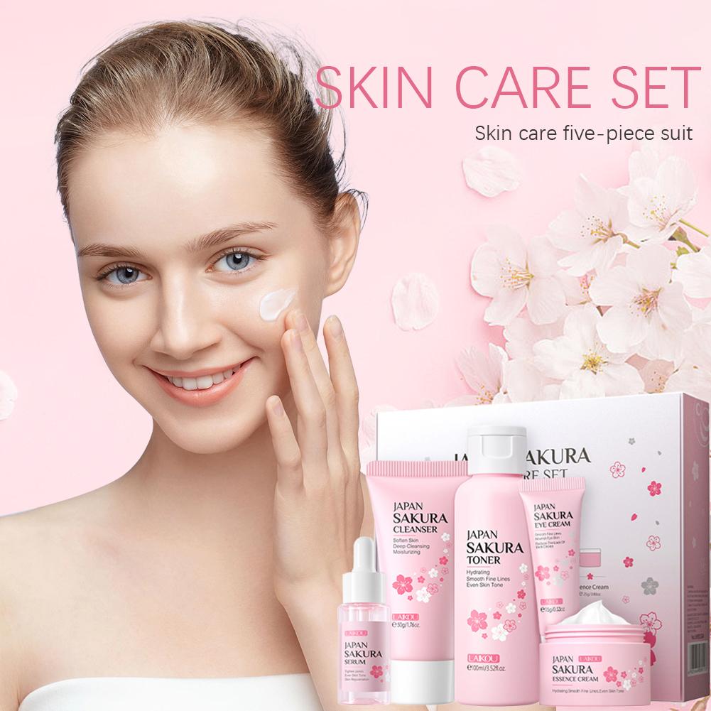 5/3pcs/Set Sakura Skin Care Se - Skincare Vitamin C 评论和价格