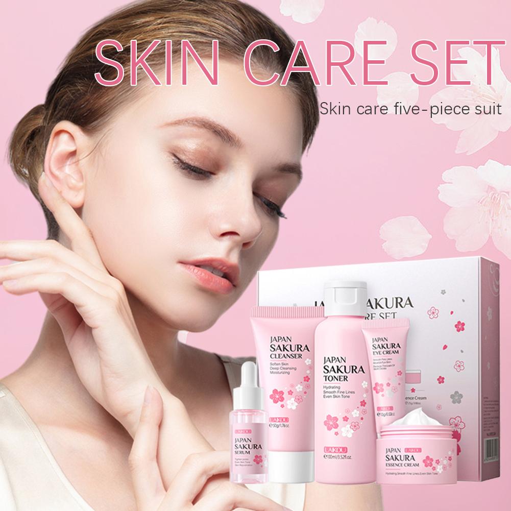 5/3pcs/Set Sakura Skin Care Se - Skincare Vitamin C 评论和价格