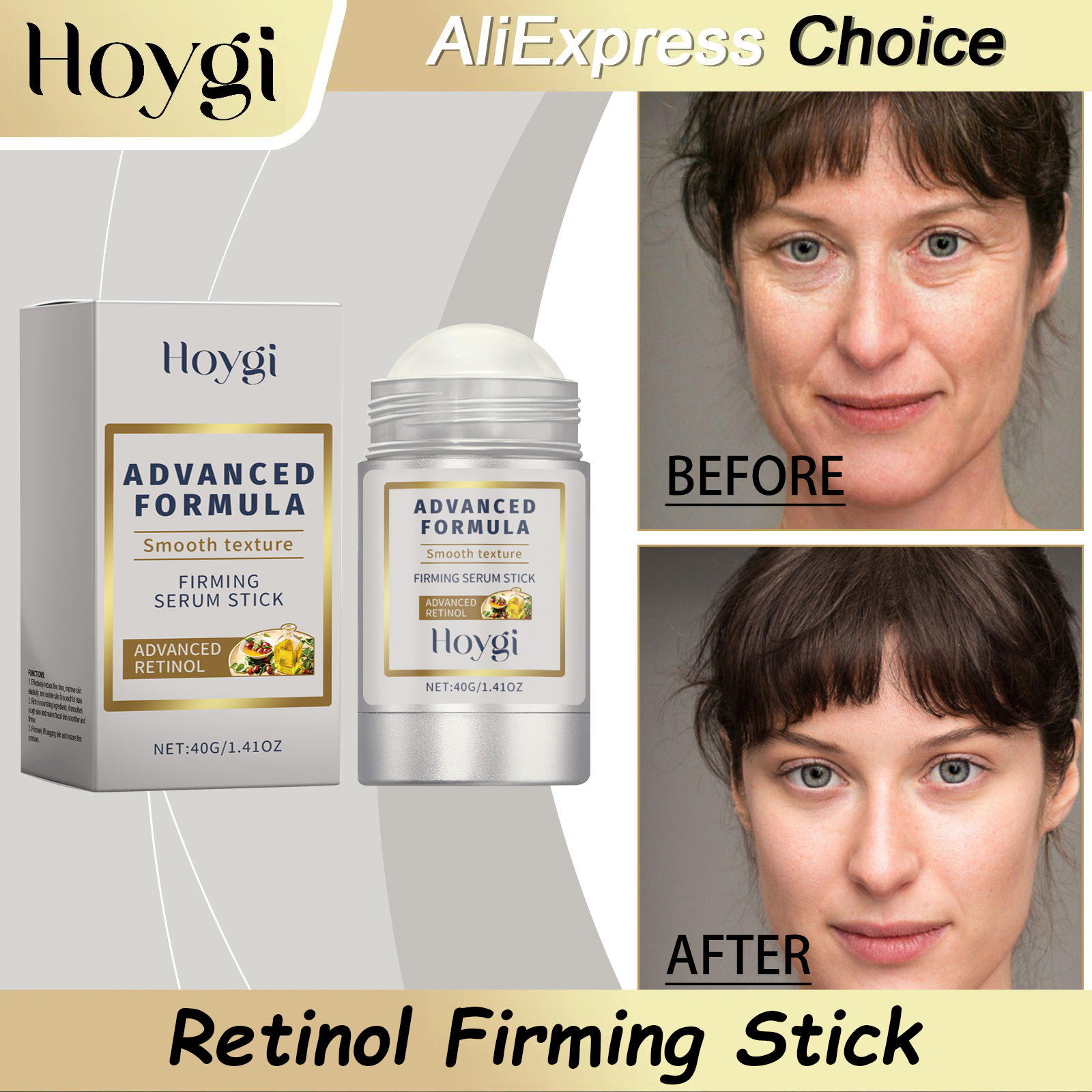 HOYGI Retinol Firming Stick An - Niacinamide Brightening Serum 评论和价格