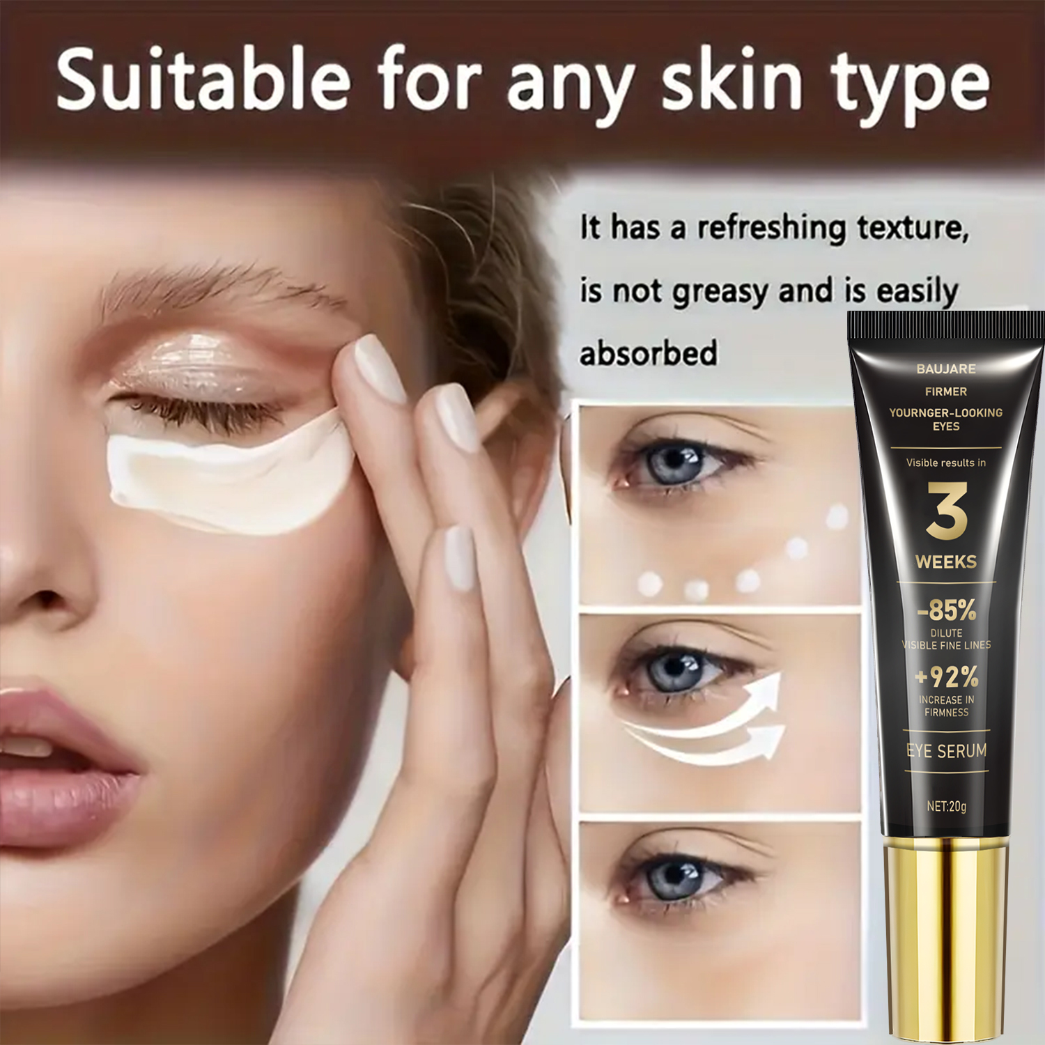 Retinol & Caffeine Eye Serum - - Caffeine Eye Serum 评论和价格