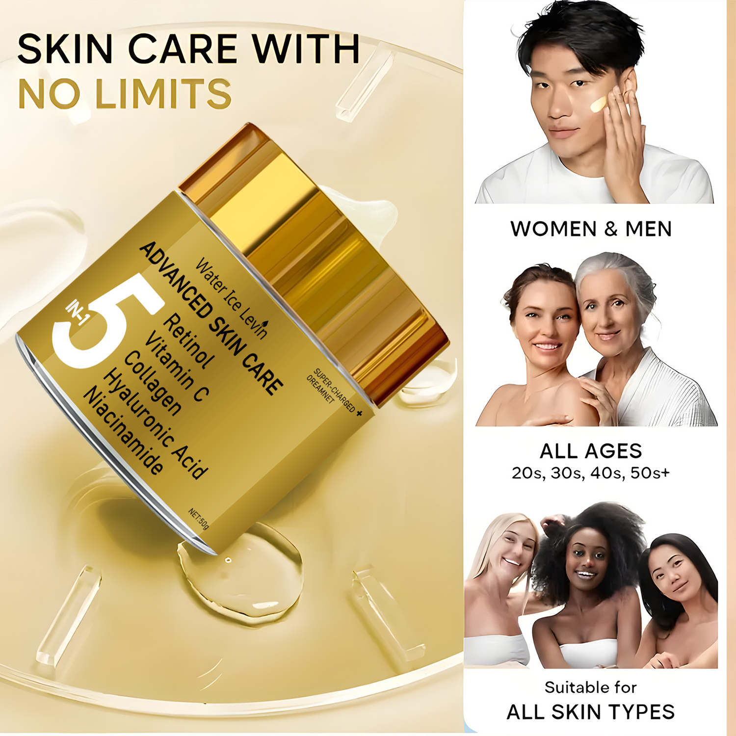 5-in-1 Facial Moisturizing Cre - Skincare Vitamin C 评论和价格