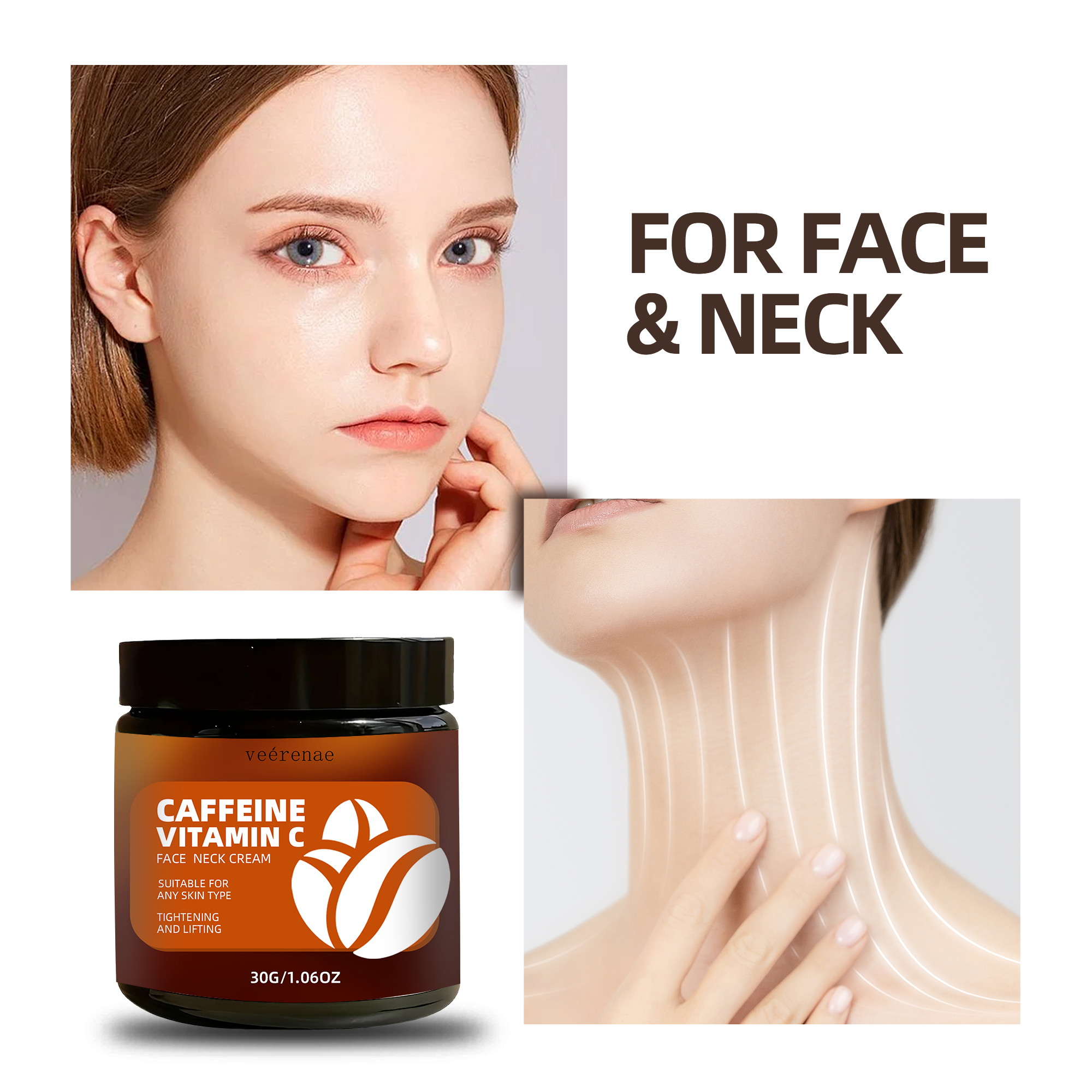 CAFFEINE VITAMIN C FACE NECK C - Skincare Vitamin C 评论和价格