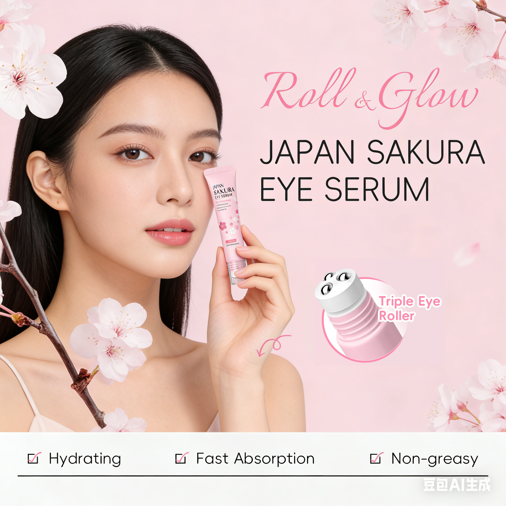 LAIKOU Japan Sakura Eye Serum  - Caffeine Eye Serum 评论和价格
