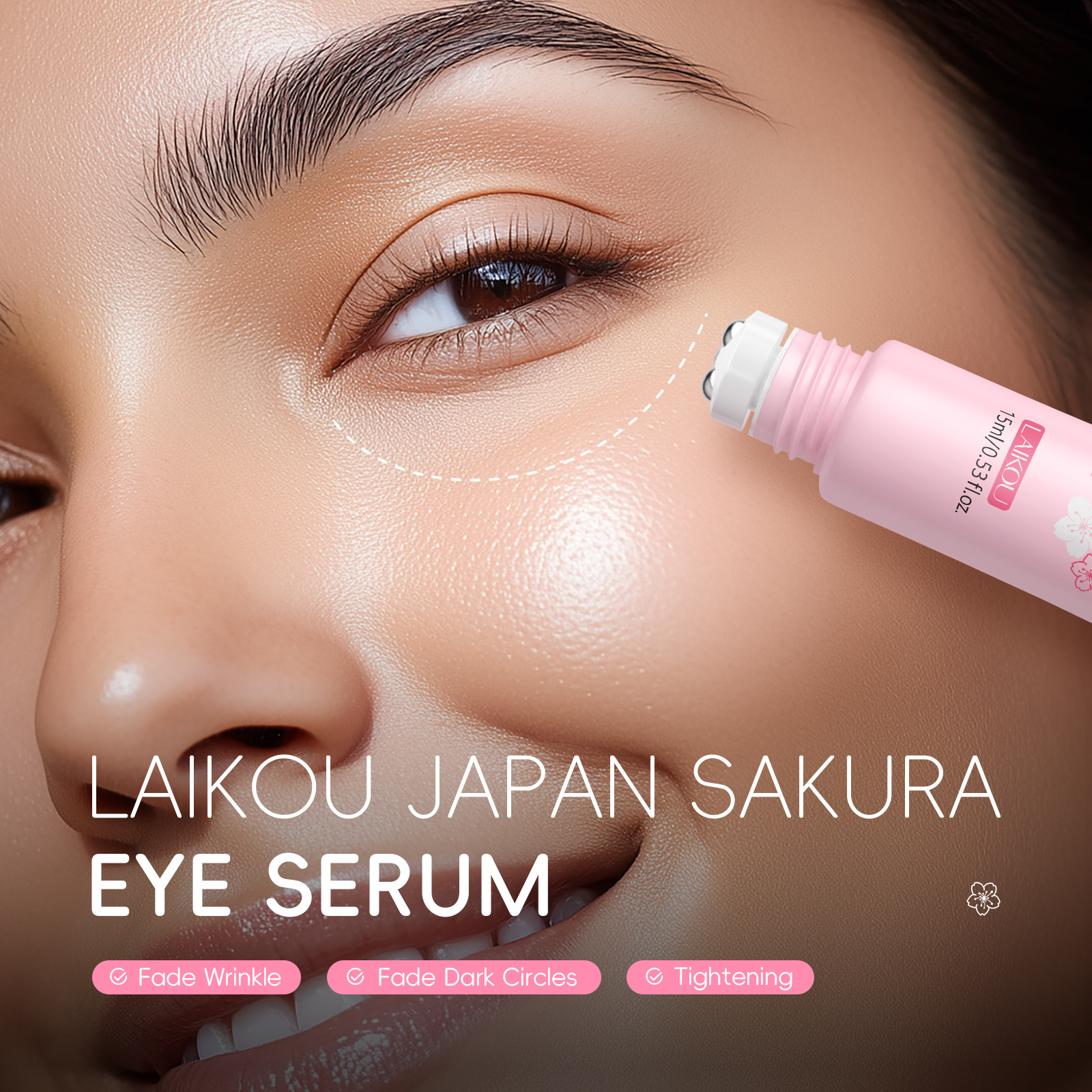 LAIKOU Japan Sakura Eye Serum  - Caffeine Eye Serum 评论和价格