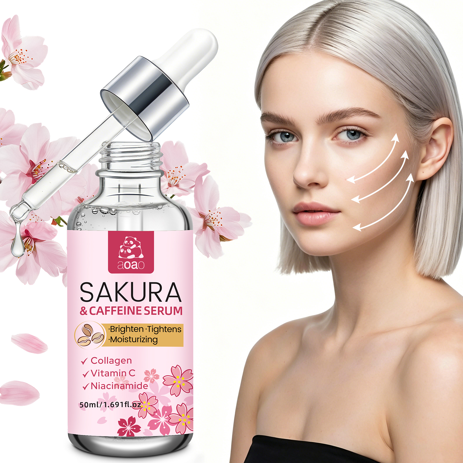 Sakura Essence contains Niacin - Niacinamide Brightening Serum 评论和价格